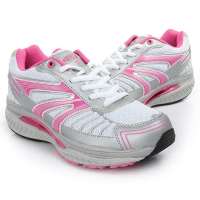 铁豹 健美塑身新时尚摇摇减肥鞋Y11226_0406(银/红/37)