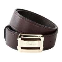POLO VILLAE寸半板扣男士皮带PPCOLPEBX009啡