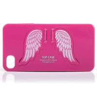 酷奇IPHONE手机外壳4G天使系列IP-321DP(深粉)