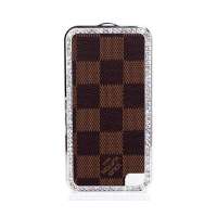 酷奇IPHONE手机外壳镶钻护套皮革IP-319H(灰色)