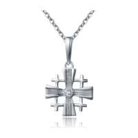 珂兰钻石小信仰-平静18K金卡缔尔吊坠