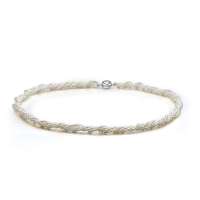 珂兰钻石雪精灵S925银白色淡水珍珠项链