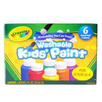 绘儿乐6色幼兒可水洗顏料手指画541204