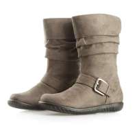 智鹰休闲舒适女式中靴AS1F47503D(240)