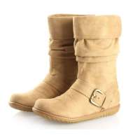 智鹰休闲舒适女式中靴AS1F47507L(225)