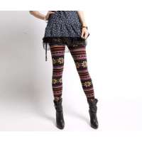 CK STORM 加厚雪花小鹿打底裤 大雪花DLT611