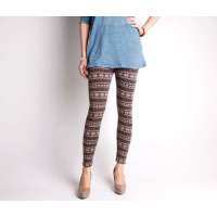 CK STORM 加厚雪花小鹿打底裤 圣诞心DLT551