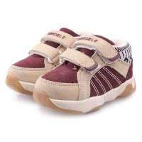 基诺浦功能性婴童鞋CFB064A(豆沙红/米8#)