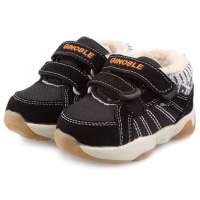 基诺浦功能性婴童鞋CFB064A(黑色8#)