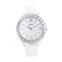 聚利时水晶钻点圆盘时尚女款JA-379(白色)