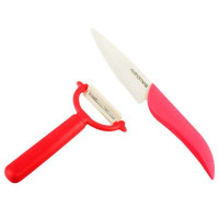 北欧欧慕陶瓷刀两件套NT2甜甜粉