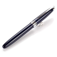 毕加索 PICASSO 达美尼晶蓝银夹铱金钢笔-PS912