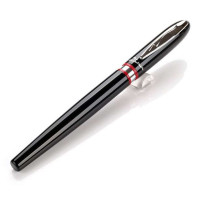 毕加索 PICASSO 蒙马特红与黑银夹铱金钢笔-PS907
