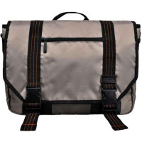 蓝橙经典都市邮差包PR39270卡其