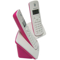 摩托罗拉(MOTOROLA) C402C 数字双无绳电话(粉色)