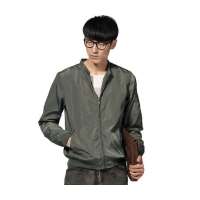MR.ZERO零号男 简约风度休闲夹克外套 BAB0058 0505 绿色XXL