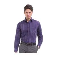 POLO VILLAE商务休闲男士兰条修身长衬PFDCHADCF912(42)