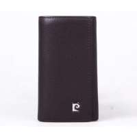 皮尔卡丹Pierre Cardin男士牛皮钥匙包613J4-10E02P咖啡