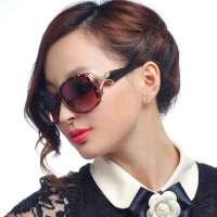 益盾防辐射眼镜销量冠军品牌护目镜时尚豹纹太阳镜豹纹2265-C13