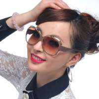 益盾防辐射眼镜销量冠军品牌防紫外线辐射偏光太阳镜复古系列咖色28022