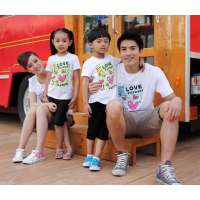 甜蜜蜜亲子装爱神之箭短袖T恤TA0046V1男装170