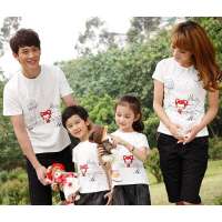 甜蜜蜜亲子装彩色阿狸短袖T恤TA0012Z1童装140