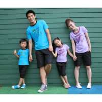 甜蜜蜜亲子装甜蜜旅途短袖T恤TA0051V1男装175