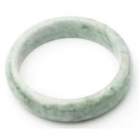 传神天然翡翠豆种带绿手镯