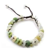 传神天然三色翡翠手链