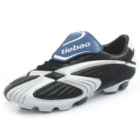 铁豹 草钉系列户外专业足球鞋6612_0201A(黑/白/蓝/40)