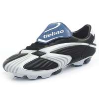 铁豹 草钉系列户外专业足球鞋6612_0201A(黑/白/蓝/43)