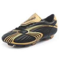 铁豹 草钉系列户外专业足球鞋6612_0205(黑/金/40)