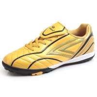 铁豹 捷豹系列户外专业足球鞋9417-1_0502(金/黑/39)