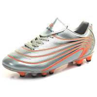 铁豹 金靴系列足球鞋8324_0407B(银/桔/黑/42)