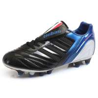 铁豹 战神系列户外专业足球鞋6207A_0211(黑/蓝/40)