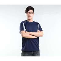 蓝橙 美式活力圆领航海衫深海军蓝MA20833(XXL)