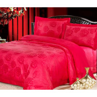 红富士雅致华贵精品提花四件套玫瑰夜TFN-YZ-4L
