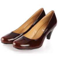 ZMF臻美坊羊漆皮单鞋A11A19506D(酒红/240)