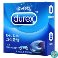 杜蕾斯避孕套双保装3只装