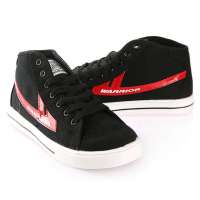 回力男士休闲帆布运动鞋3363黑红(44)