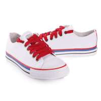 回力女士休闲帆布运动鞋WXY-121T红(39)