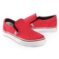 回力女士休闲帆布运动鞋WXY-142T红(39)