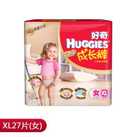 好奇(Huggies)08升级成长裤女宝宝加大号27片(包)