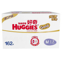 好奇金装贴身舒适纸尿裤箱装3中号162片(箱)
