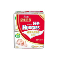 好奇(Huggies)Coform婴儿湿巾80抽补充装*2(包)