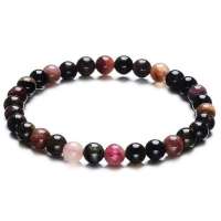 Lux-women-3A级天然碧玺手链-旺夫旺财5-6mM