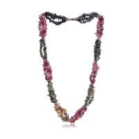 Lux-women-3A级天然碧玺项链-旺财大利