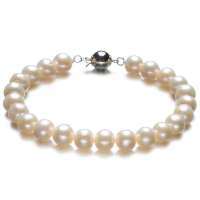 Lux-women-天然珍珠手链-简单爱8-9mm