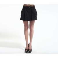 婉甸 黑色短裙1111456100(S)