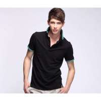 佐丹奴男装常新品质珠光POLO 01010014(经典黑色/小码)